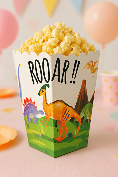 Partifabrik Dinosaur Themed Egyptian Box 8 Pieces