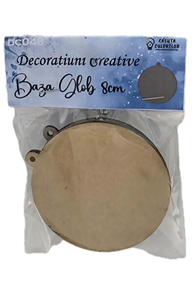 Casuta Culorilor 8 cm Bauble Base – Creative Decorations