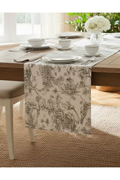 Raffinee Candle سجادة مزخرفة بنمط توال دو جوي الفرنسي