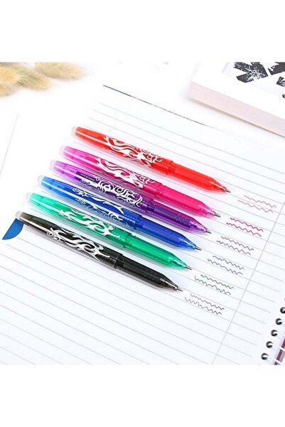 Generic 9-Piece Erasable Bullet Neutral Pen Set Multicolour