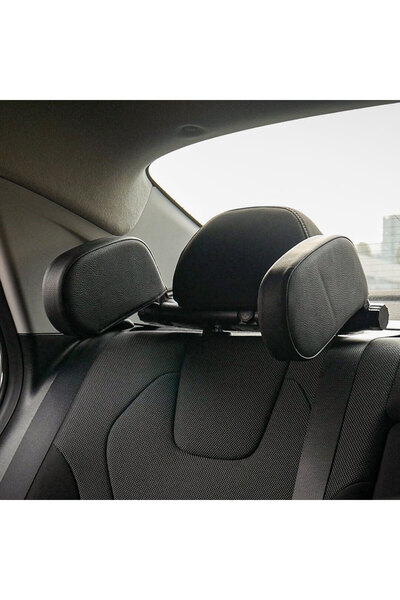 Mega Drive Suport Tetiera Auto Reglabil-Piele Ecologica Neagra