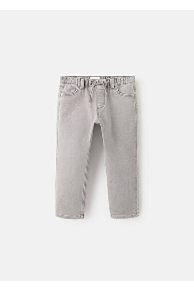 MANGO Baby Düz kesim bağ detaylı jean