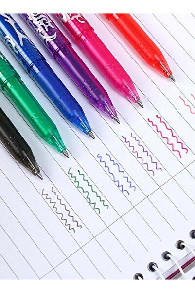 Generic 9-Piece Erasable Bullet Neutral Pen Set Multicolour