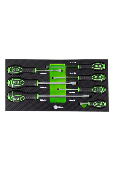 JBM Set De 7 Surubelnite Latein Suport Spuma Eva