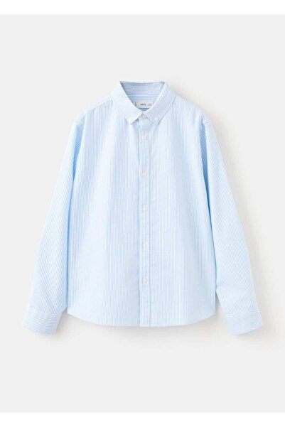 MANGO Kids Çizgili Oxford gömlek