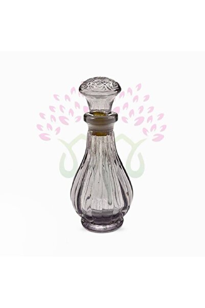 maysam جرة زيت عطر كريستالية عتيقة مع سدادة زجاجية أرجوانية