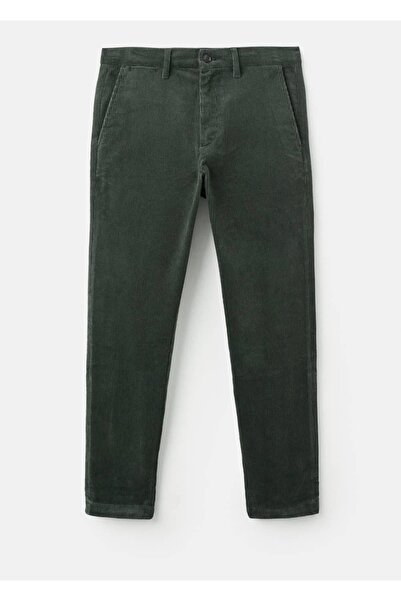 MANGO Man Dar kesim fitilli kadife pantolon