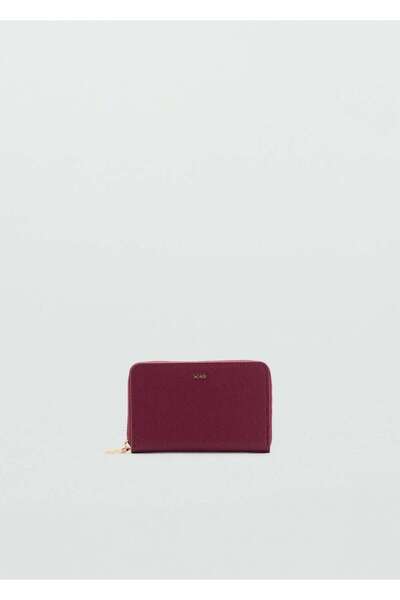 MANGO Woman Safiano görünümlü cüzdan