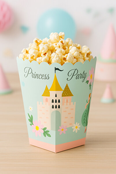 Partifabrik Princesses Pastel Themed Egyptian Box 8 Pieces