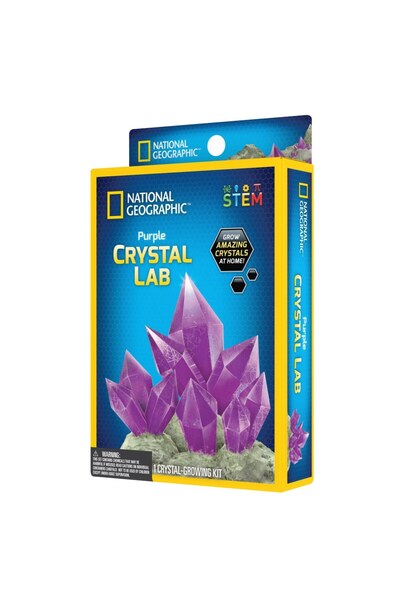 NATIONAL GEOGRAPHIC Kit de creștere a cristalelor violete Mini