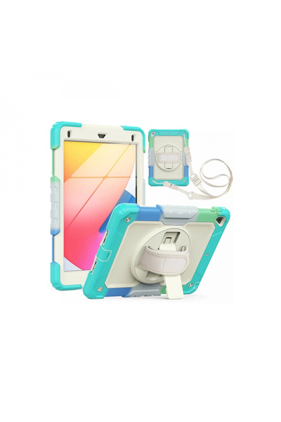 byhodi iPad 5 Air 9.7 Case Tablet Rainbow Cover - Turquoise