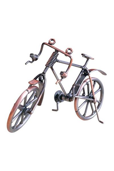 Generic OUTAD Metal Antique Bike Model Figurine Bronze/Black 170x110x60mm
