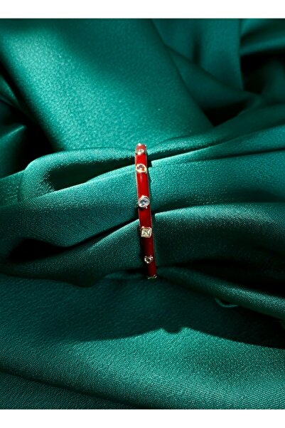 SEFLORA JEWELRY BORDO TAŞLI KELEPÇE