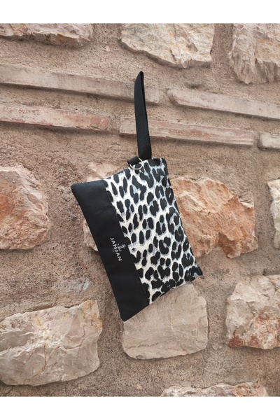 JANJAN Geantă portofoliu, geantă clutch, geantă de mână cu curea și portofel,...