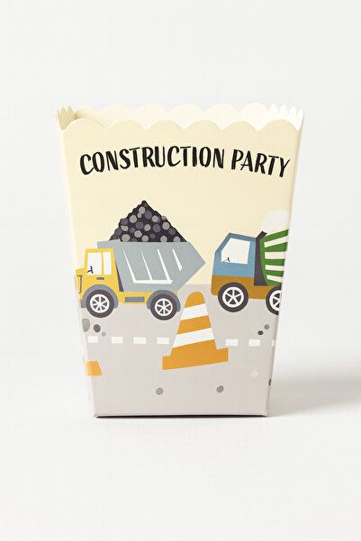 Partifabrik Construction Work Machines Retro Themed Egyptian Box 8 Pieces