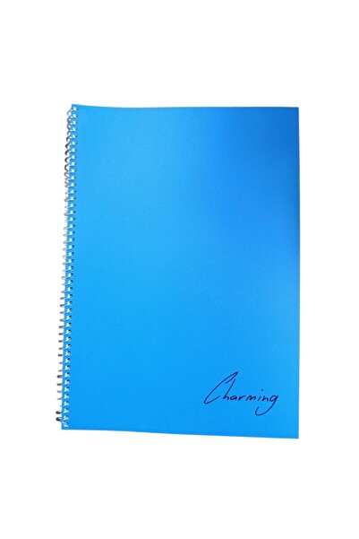 Tokaç أ4 بي بي. دفتر ملاحظات حلزوني 72 صفحة مسطح TOK-170-أزرق داكن