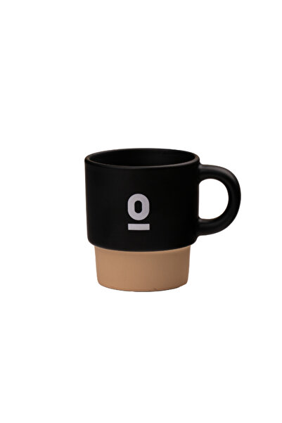 Espressolab Black Stoneware Espresso Cup No:107 – 120 ml Ceramic Espresso Cup