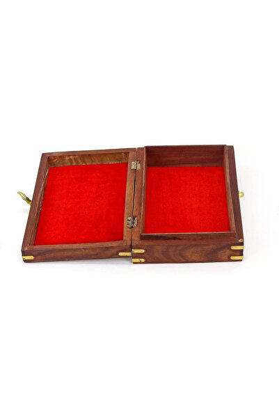 Hope Winds Trading Wooden Jewellery Box Jewellery organiser Antique design (25x15x6cm)