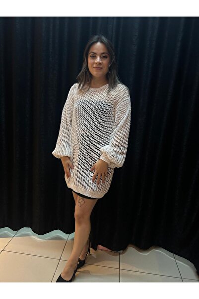 Elit Butik Hand-Knitted Fishnet Sweater