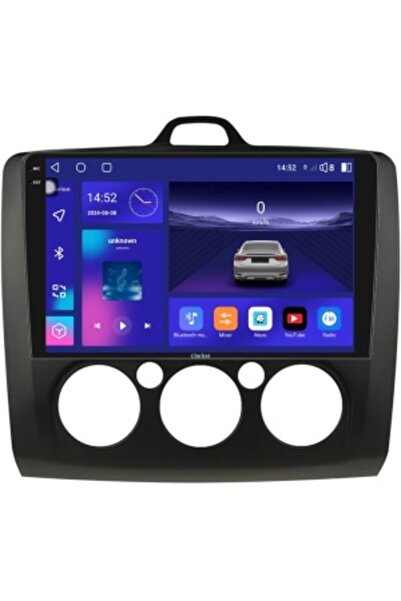 Clarion Dedicated Navigation for Ford Focus 2 (2004-2011) 2K QLED, 8GB RAM, 256GB, Octa-Core