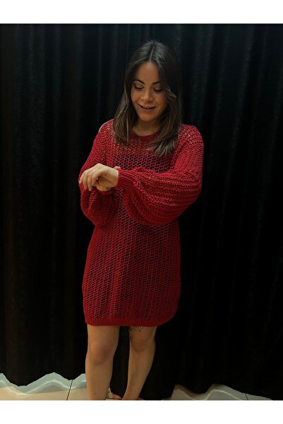 Elit Butik Hand-Knitted Fishnet Sweater