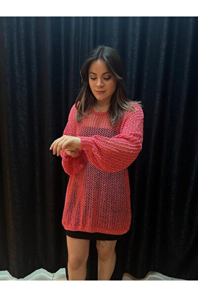 Elit Butik Hand-Knitted Fishnet Sweater