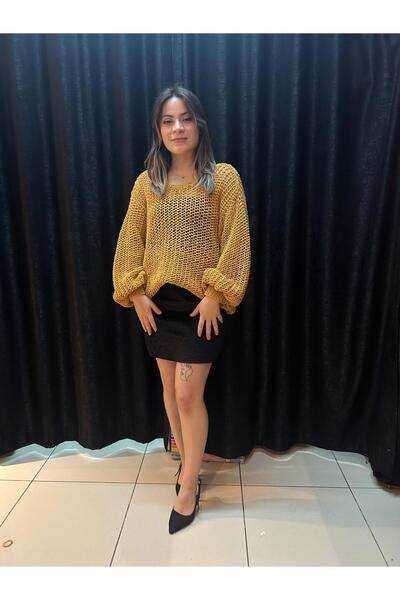 Elit Butik Hand-Knitted Fishnet Sweater