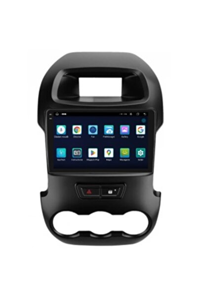 Piloton Dedicated Navigation for Ford Ranger (2011-2016) 2K, 8GB RAM, 256GB, Octa-Core