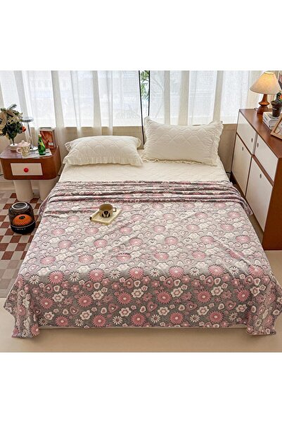 FANE Fluffy blanket for double bed, faux rabbit fur, 200 x 230 cm