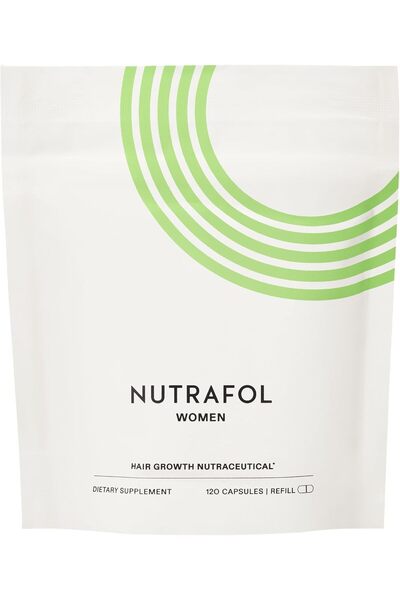NUTRAFOLL مكمل غذائي لنمو الشعر للنساء من نوترافول، عبوة تكفي شهرًا واحدًا (حقيبة إعادة تعبئة)