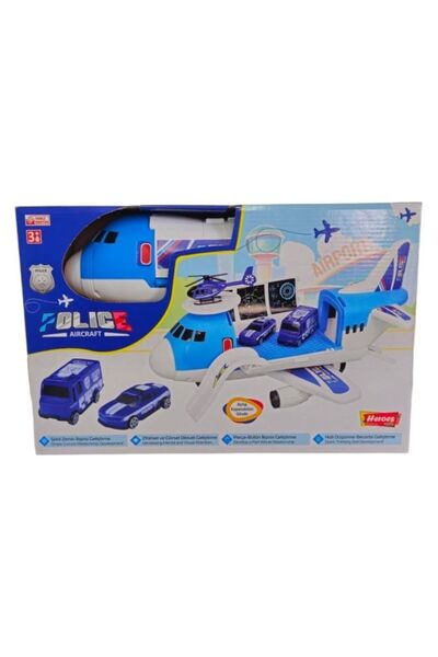 HEROES TOYS Hereos Toys Uçak Polis Seti ERN-2008