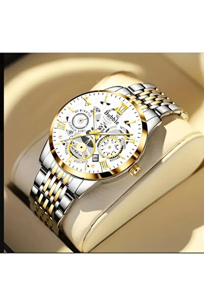 Bubble Stainless Steel Stylish Design Men Wrist Watch