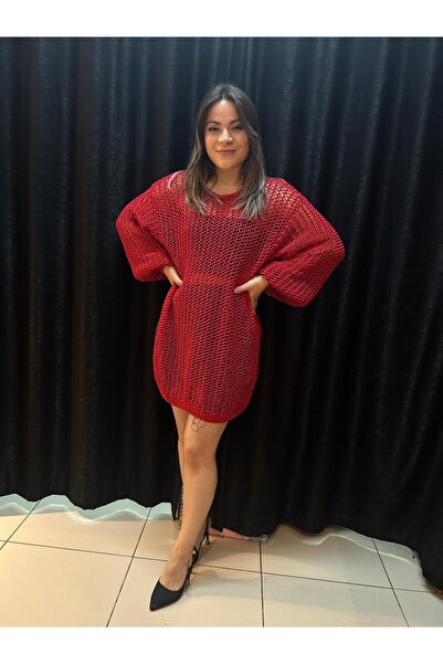 Elit Butik Hand-Knitted Fishnet Sweater