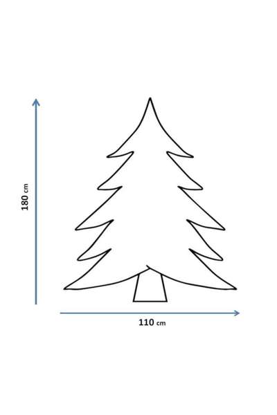 VENITIVO VINDEM CELOR INTELIGENTI VENITIVO Premium Artificial Christmas Tree with Metal Stand & Tree Skirt, 180 cm, 540 branches, Gree