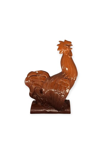 CERAMICA DE HOREZU Cocoș ornamental din ceramică pentru acoperiș, 50 cm