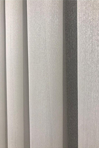 Taç Bamboo Tulle Curtain – Modern Natural Textured, Light-Transmitting, Stylish Living Room, Living Room & Kitchen Curtain