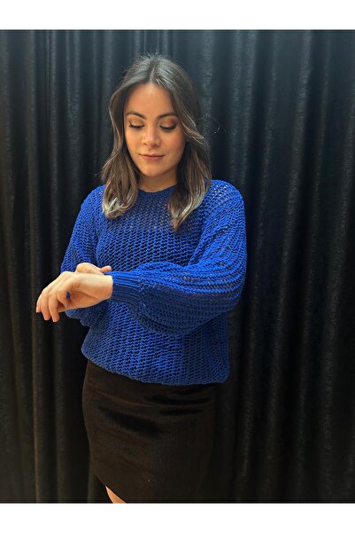 Elit Butik Hand-Knitted Fishnet Sweater