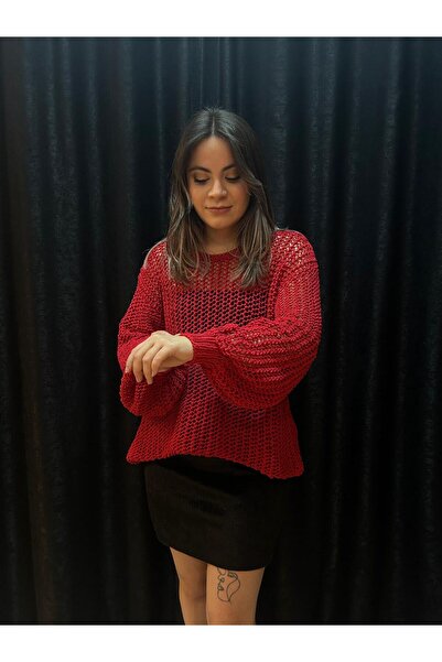 Elit Butik Hand-Knitted Fishnet Sweater