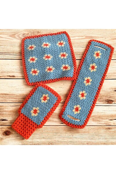 TUTUYA TEXTIL طقم مناشف هدية للعروس مكون من 3 قطع محبوكة يدويًا طقم مناشف للع...