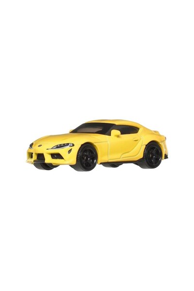 Matchbox Toyota GT Supra 2023 diecast car, metal, yellow, 2025 Edition, scale 1:64