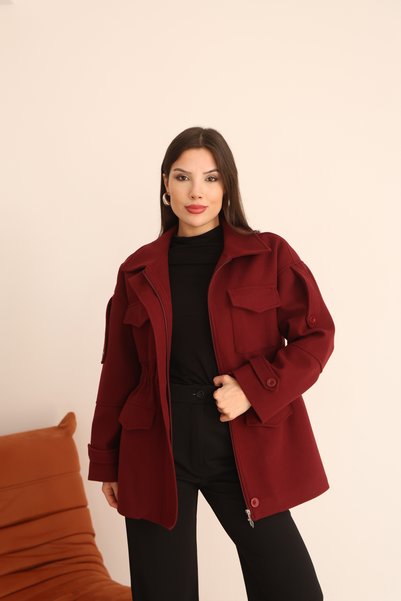 Leo Ferre Women's Trendy Cashmere Coat Suitable for Everyday Wear. 1212