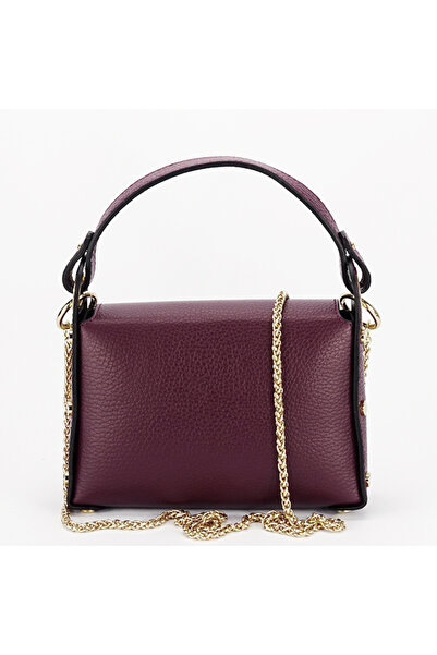SOFILINE Small genuine leather bag B-1602, Burgundy