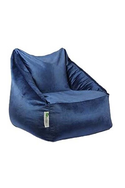 Anderson Ultra Soft Luxury Velvet Bean Bag Chair - Dark Blue