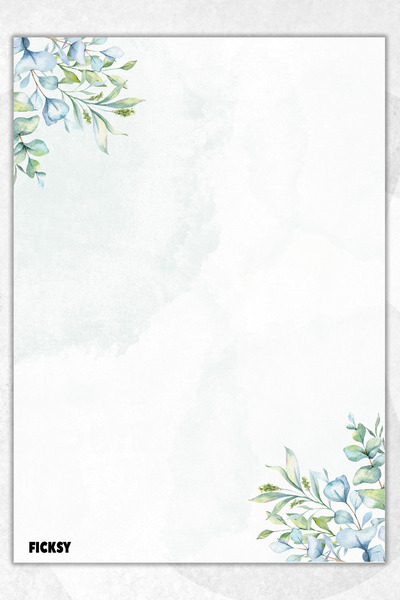Ficksy Flower Note Paper - A5 Size - 50 Sheets - Notepad - Memopad - Memo Pad - To Do List