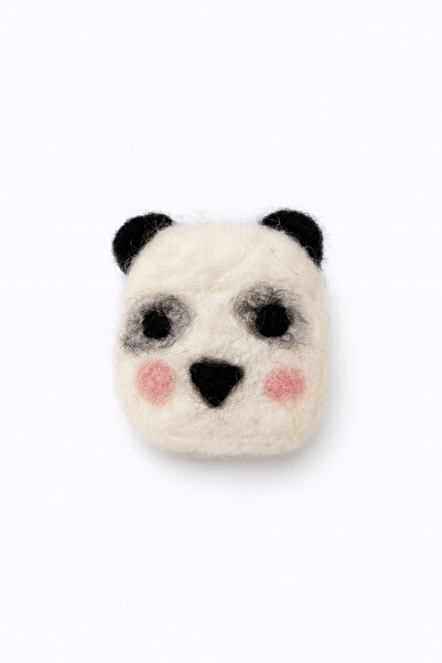 iğne izi Ръчно изработена филцова брошка за коса с украса в формата на корона...