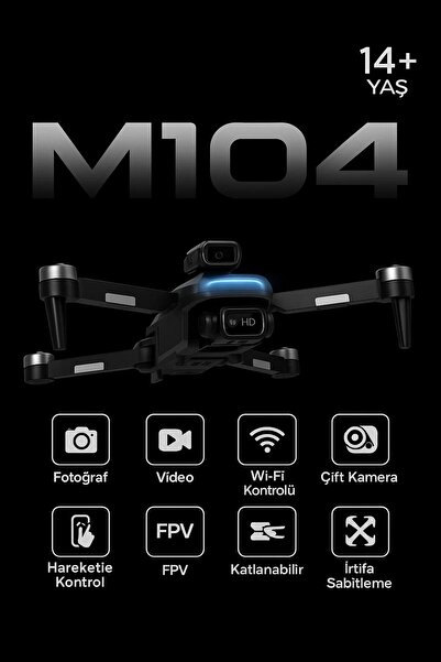 ATLT ATLANTİS M104 DRONE FIRÇASIZ MOTORLU ENGEL KAÇINMA IŞIKLI BRUSHLESS MOTO...