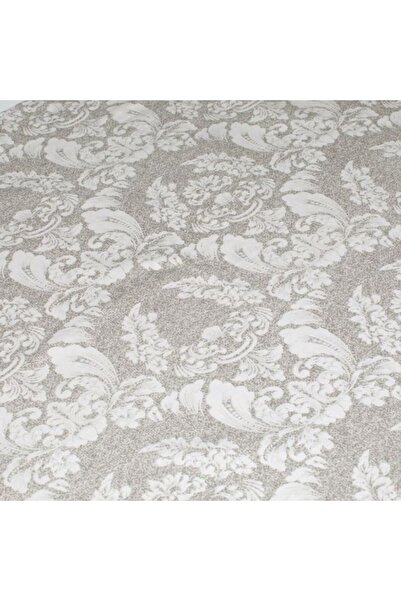 VENITIVO VINDEM CELOR INTELIGENTI Baroque kitchen tablecloth, 60% Cotton 40% Polyester, 180x140 cm, light beige