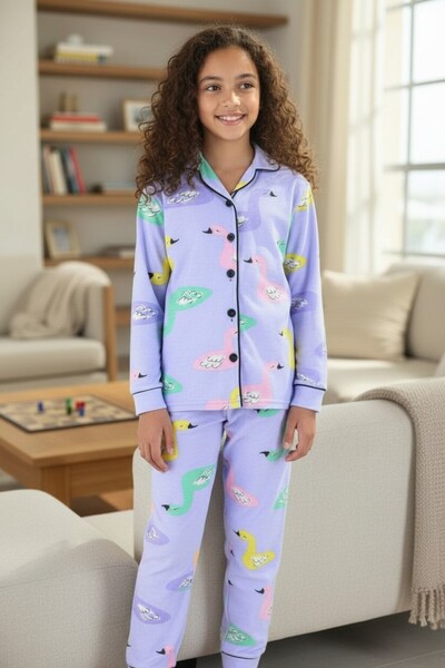 minikiss Filemengo Printed Girls' Nightgown