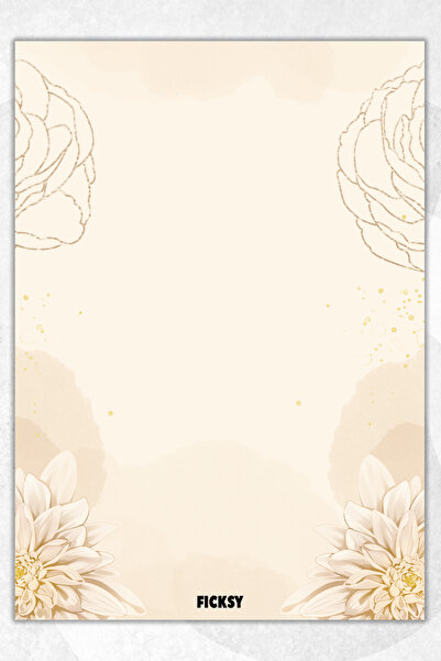 Ficksy دفتر ملاحظات A5 بدون خطوط - 50 ورقة - مذكرة - دفتر ملاحظات - ورق ملاحظات