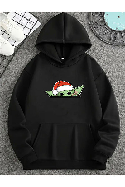 BG BASKI ATÖLYESİ Yeni Yıl Temalı Merry ChristmaS Baskılı Unisex Basic